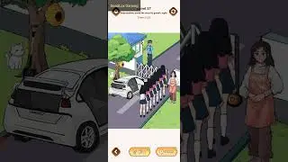 Brain Puzzle Tricky Quest Level 16 Late School. Walkthrough