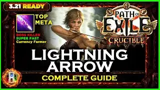 [PoE 3.21] VAAL LIGHTNING ARROW DEADEYE - COMPLETE GUIDE - PATH OF EXILE CRUCIBLE - POE BUILDS