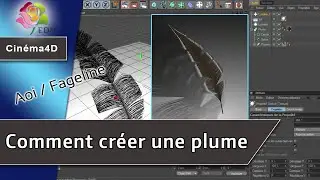 Cinema 4D - Comment créer une plume [HD]