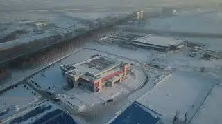 Усть-Каменогорск.Новостройки.Зима.Солнце.