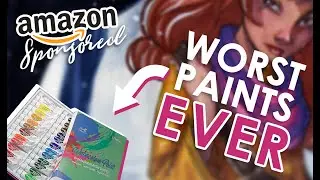 Trying AMAZON SPONSORED Art Supplies! IS IT WORTH IT?