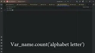 How to count specific alphabets in python