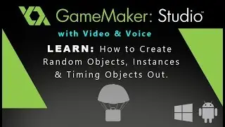 Game Maker Studio: How to Create  Random Objects, Instances & Timing Objects Out.