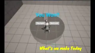 Unreal Engine Widget| How to make PlayAgain or Nextlevel WinScreen UI in unreal engine.