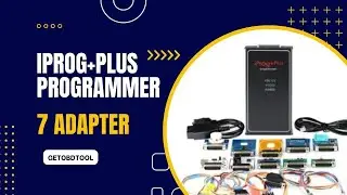 V87 Iprog+Pro Programmer with 7 Adapters Unboxing