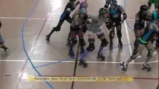Molly Rogers and Jacksonville RollerGirls rematch 8/18/12