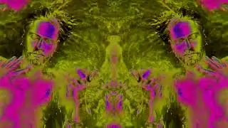 Underwater video shooting. The acid story of a shaman and a mermaid