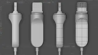 Industrial Design/Product Modeling #7 | USB | Cinema 4D Modeling Tutorial