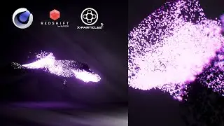 Texturing Xparticles in Redshift using fields | Cinema 4D + Redshift | Tutorial