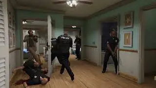 Как работает полиция в GTA5 сюжетный режим с Тревором.