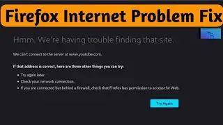 Fix Kali Linux Internet connection issue | Firefox Internet not working in kali linux