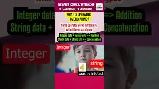 What is operator overloading? | kaashiv venkat 🤡😂🤣🤪😁#memes  #itmemes #shorts #trending  #comedy