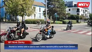 Motofest 2024: Cez Nové Zámky prešli húfy motorkárov