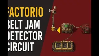 Factorio Belt Jam Detector Circuit Network