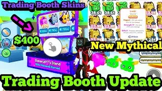 I Bought The New Galaxy Trading Booth Skin and Hatched The New Lucki Mythical In Pet Simulator X