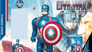 Keren! Unboxing Mainan Robot Captain America Avengers Civil War Terbaru