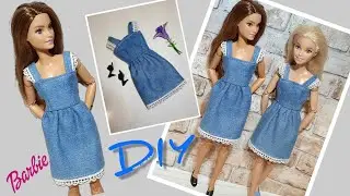 Clothes for Barbie/Одежда для Барби/ Sundress for Barbie/Сарафан для Барби