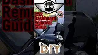 Mini Cooper S R52 Armaturenbrett entfernen #mini #cooper #dashboard #DIY #automobile #mechanic