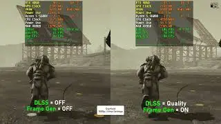 Nvidia RTX 4060 Starfield DLSS + Frame Gen ON vs OFF | 1080p Ultra Settings
