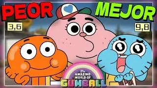 Vi los 4 EPISODIOS MEJOR Y PEOR CALIFICADOS de EL INCREÍBLE MUNDO DE GUMBALL | Resumen / Reseña