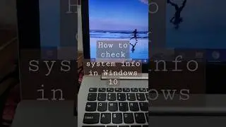 How to check ☑ system information on Windows 10 #shorts #computerlearning #yt  #pcshortsandMCQ