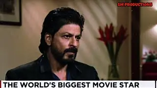 WORLD'S BIGGEST MOVIESTAR. #srk  #stardom