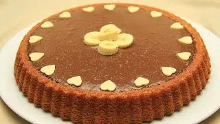 Chocolate Tart Cake Recipe - Easy Banana Pudding Cake
