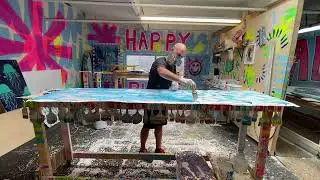 WELZIE's ART PROCESS - Hawaii Resin Artist Welzie Shows How He Makes his Artwork