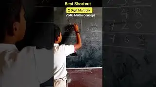 2 Digit Multiply Vedic Maths #trending #maths #vedicmathsbesttrick #mathstrick