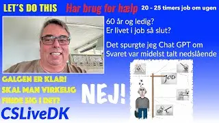 Job afgrund nærmer sig – har brug for din🫵 hjælp 🛟 20-25 timer om ugen.