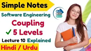 Coupling in software engineering in Hindi | 5 Levels of Coupling in Hindi | Lecture 10