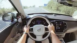 Volvo XC90 2024 (Ultimate Dark T8 Recharge) POV Test Drive