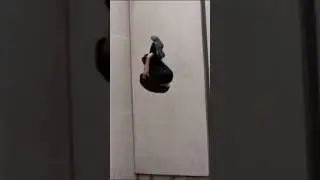 Gap jump to wall inward side flip.