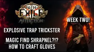 PoE 3.23 | Explosive Trap Trickster - Self-Chill, Glove Craft, Magic Find Shrapnel