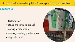 analog plc programming tutorial | Analog PLC Tutorial | PLC Analog Scaling |