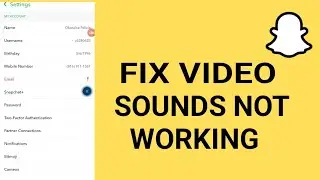 Snapchat Video Sounds Not Working (2024)