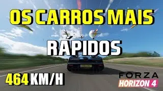 Os carros mais rápidos de Forza Horizon 4