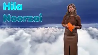 Hila Noorzai in Leather Skirt