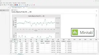 Cartas de Controle (Aula 10) - Usando o Minitab para construir Gráficos X-Barra/R