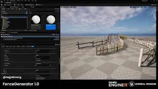 Fence Generator - Houdini and Unreal Engine 5