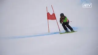 Sportbündel wagt sich auf die Skipiste