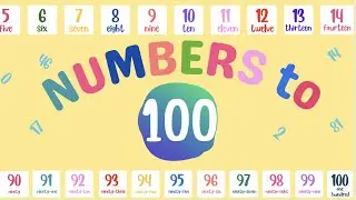 LEARN TO COUNT IN ENGLISH! Numbers 0 to 100 🤩