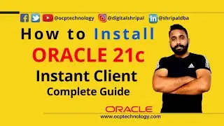 How to install Oracle Instant Client | Oracle 21c Client Installation on windows complete guide