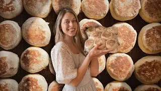 The Best Homemade English Muffins! - Bulk Baking For The Freezer