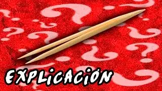 Revelación Como desaparecer un escarbadientes │ Magia revelada