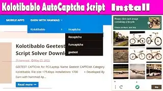 Auto Captcha Script Install auto solver in Kolotibablo