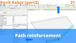 Revit - Rebar, Path reinforcement(part 3) - example 21