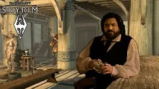 When you roleplay an NPC because you're bored in Skyrim