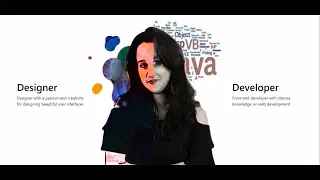 How to create an impressive two-face web design using javascript (Design from Adham dannaway)