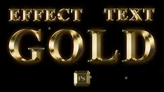Golden Text Effect In Photoshop ! Simple & Eassy